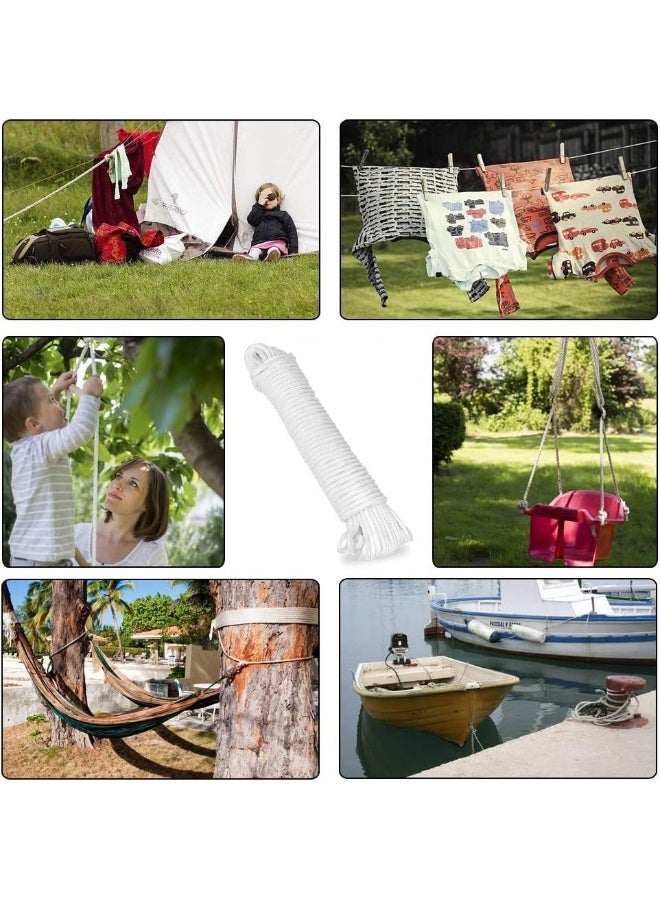 Poaker Polyester Braided Core Rope Versatile Hiking, Camping, Tent Setup, Awning Support And Vehicle Rope For Outdoor Tasks (6Mm, 3 Mtr) - Image 5