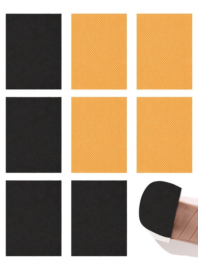 Pretwad High Heel Repair Patches - 4 PcsNon-Slip Rubber Sole Protectors for Women, Square Heel Caps, Rubber Boot Heel Replacement Non Slip Repair Tips Stickers Square Tread Pad for Women(6.2x6.2x0.4cm) - Image 1