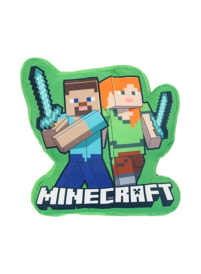 Minecraft Steve & Alex Shaped Cushion (40 cm) - Image 1