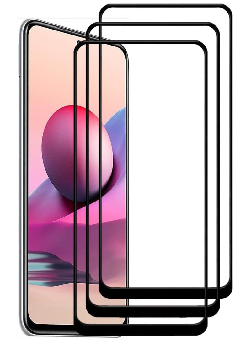 ACLIX 3 Pieces Antistatic ESD Dustproof Premium Quality High Definition Tempered Glass Screen Protector Designed For Xiaomi Redmi Note  10 - Image 1