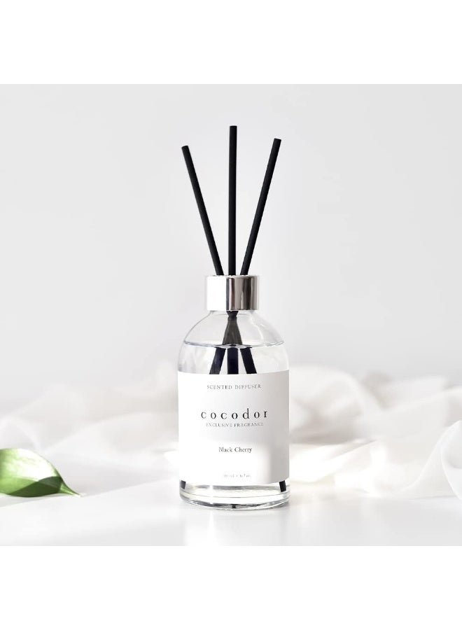 cocodor White Label Reed Diffuser/Black Cherry/6.7oz(200ml)/Home Decor & Office Decor, Fragrance and Gifts, Aromatherapy - Image 3