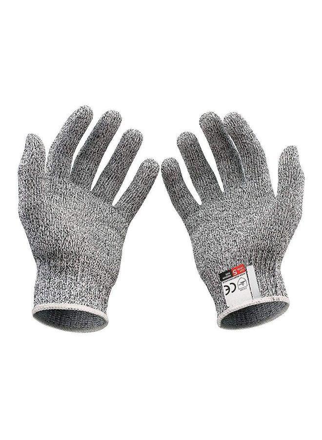 Level 5 Protection Hand Safety Cut Resistant Gloves 1-Pair Grey 24.00 x 16.00 0.50cm  - Image 1