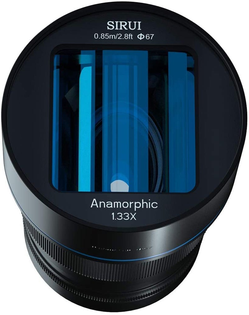 SIRUI 50mm F1.8 1.33X S35 Anamorphic Lens for RF Mount, Blue Flare - Image 2