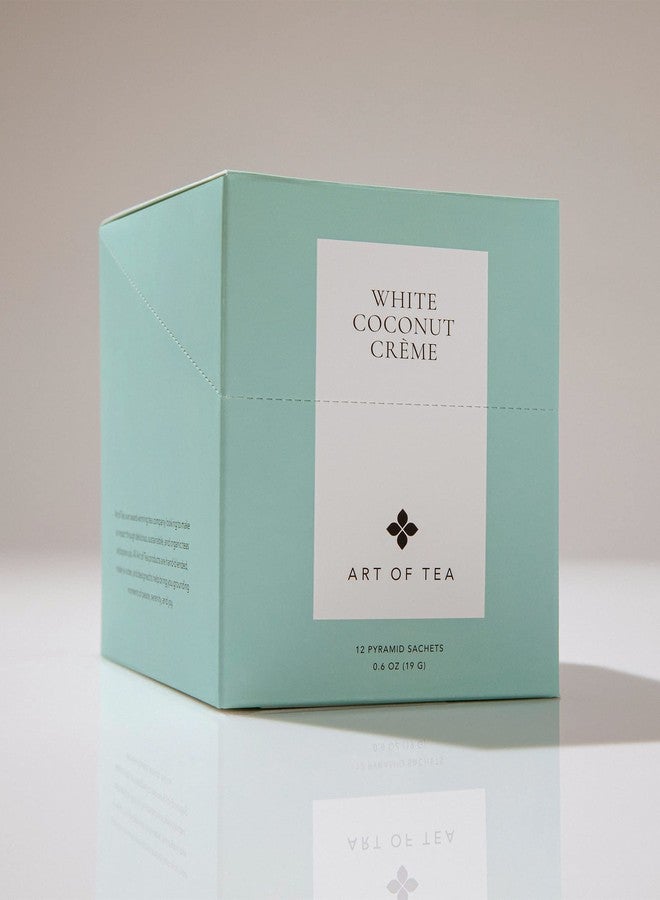 Art of Tea | Organic White Coconut Crème | 12 Count Sampler Box Assortment | Premium Caffeinated Organic White Tea Variety - Image 1