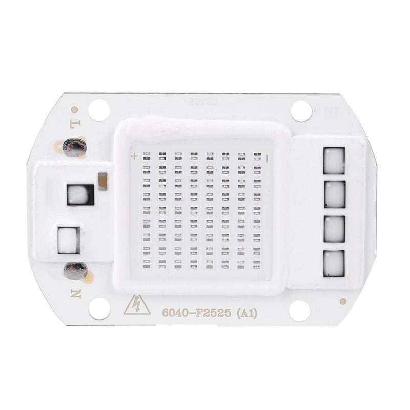 رقاقة COB LED: لوحة ألومنيوم عالية الجودة مصابيح زرقاء 50 واط - مصدر ضوء رقاقة COB عالي الإضاءة 4500~5000 لومن للمناظر الطبيعية والاعلان والإضاءة الداخلية لأحواض السمك - Image 2