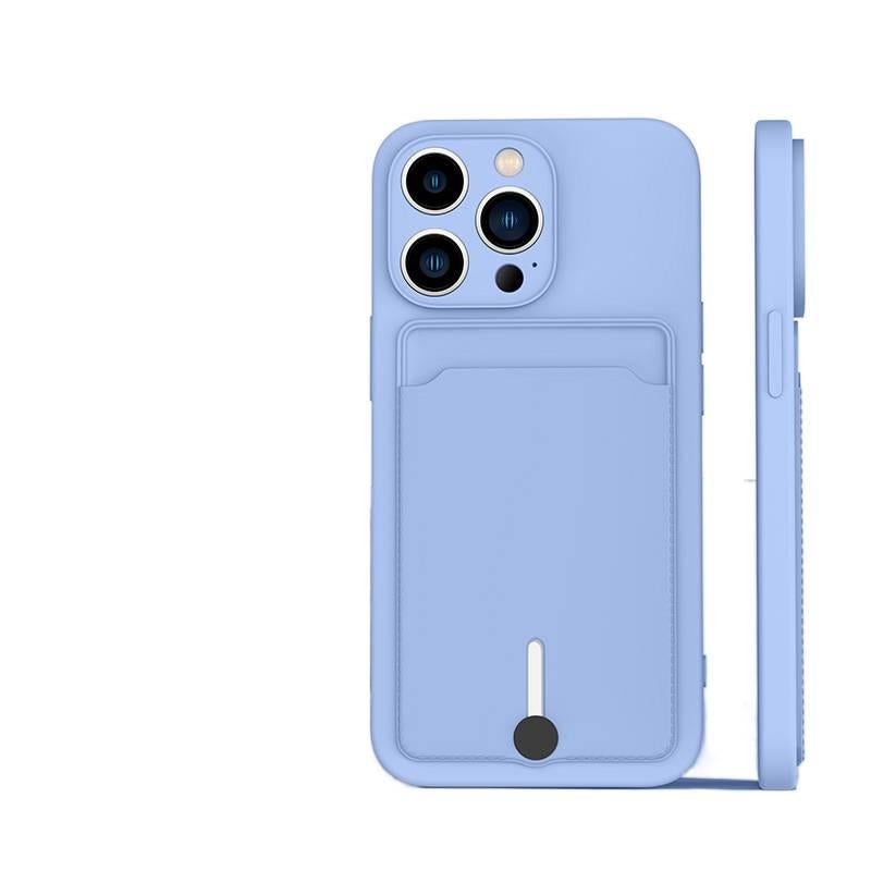 Protective Case | Lavender | Card Holder | Full Coverage | Shockproof Cover for iPhone 14 / 14 Plus / 14 Pro / 14 Pro Max - Image 1