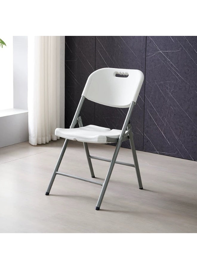 Living Foldable White Fiber Chair – Multi-Purpose - Image 4