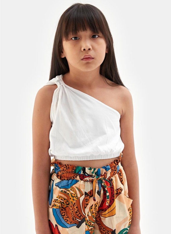 Tyess Girl White Blouse - Image 2