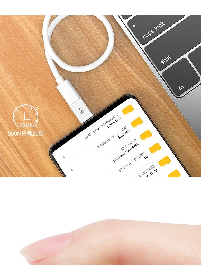 Generic - 2-Pack Micro USB to Lightning Adapter – Compact Converter for Charging & Data Sync – Use Micro USB Cable with Lightning Devices – Compatible with Most Devices with Lightning Port – Lightweight & Portable (White) - Image 1