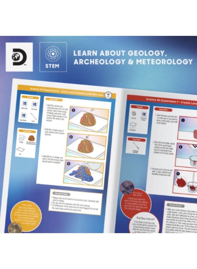 Discovery Planet Earth Science Kit STEM Learning & Exploration Set for Kids - Image 3