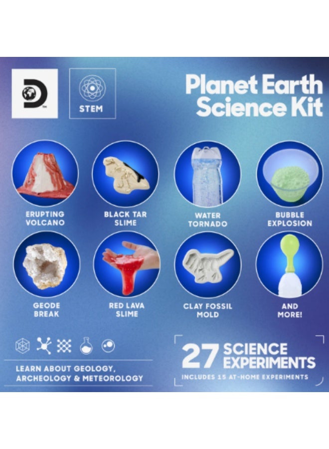 Discovery Planet Earth Science Kit STEM Learning & Exploration Set for Kids - Image 2