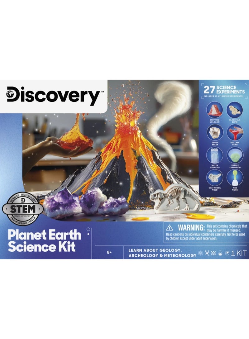 Discovery Planet Earth Science Kit STEM Learning & Exploration Set for Kids - Image 1