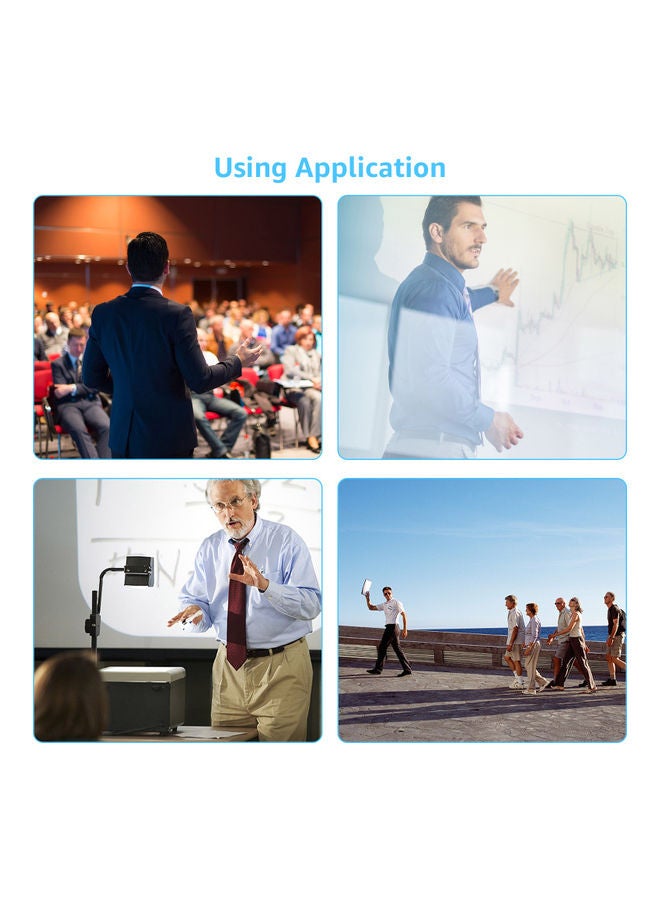 Headset Wireless Microphone With 6.5mm Audio Adapter LU-VH50-3 Black - Image 2