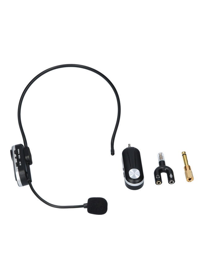 Headset Wireless Microphone With 6.5mm Audio Adapter LU-VH50-3 Black - Image 1