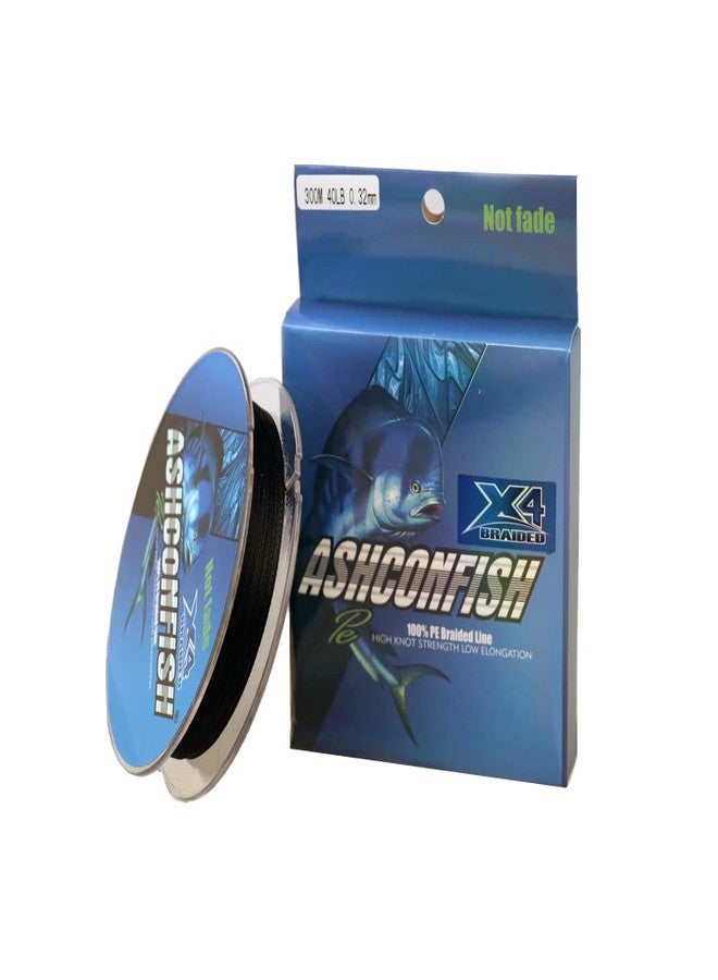 Ashconfish Braided Fishing Line- 4 Strands Super Strong PE Fishing Wire Heavy Tensile for Saltwater & Freshwater Fishing -Abrasion Resistant - Zero Stretch- 500M/547Yds 40LB Green Camouflage - Image 2