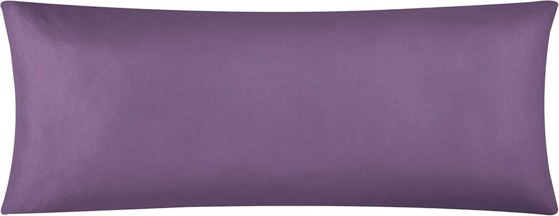 EVOLIVE Ultra Soft Microfiber Body Pillow Cover/Pillowcases 21"x54" with Hidden Zipper Closure (21"x54" Body Pillow Cover, Lavender) - Image 1