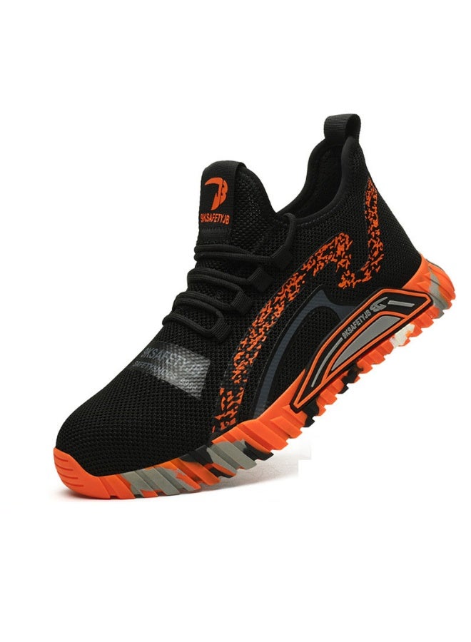 NIBEMINENT Lightweight Steel Toe Safety Shoes Men Anti-puncture Work Shoes Men Breathable Industrial Shoes Indestructible Work Safety Boots - Image 1