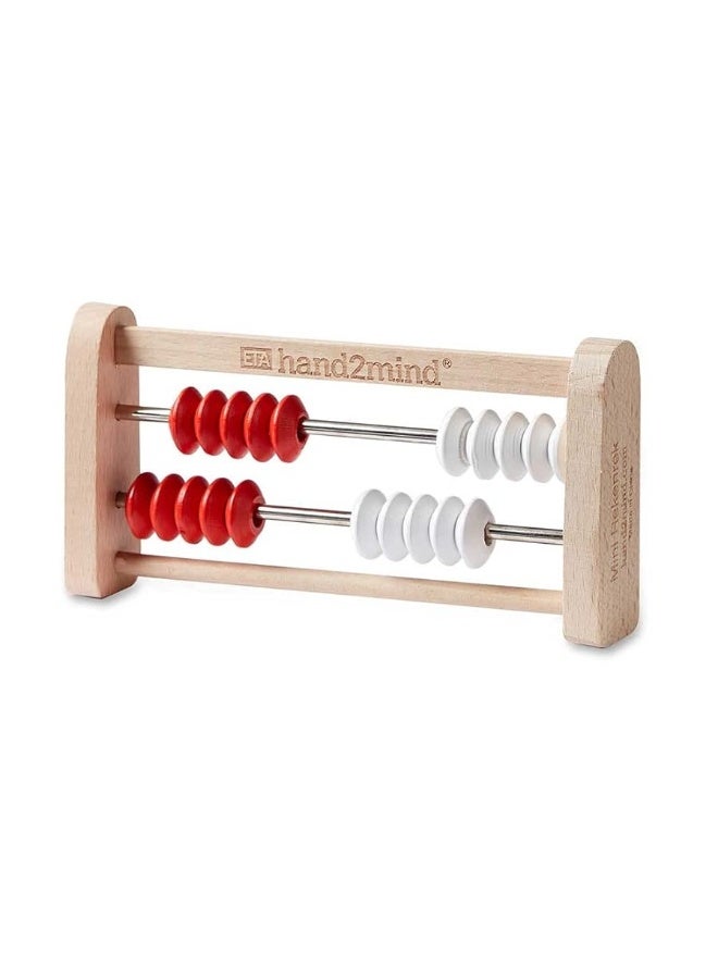 hand2mind hand2mind Mini 20 Bead Wooden Rekenrek, Abacus for Kids Math, Math Manipulatives Kindergarten, Counting Rack for Kids, Counters for Kids Math, Educational Toys for Elementary Kids (Set of 4) - Image 2