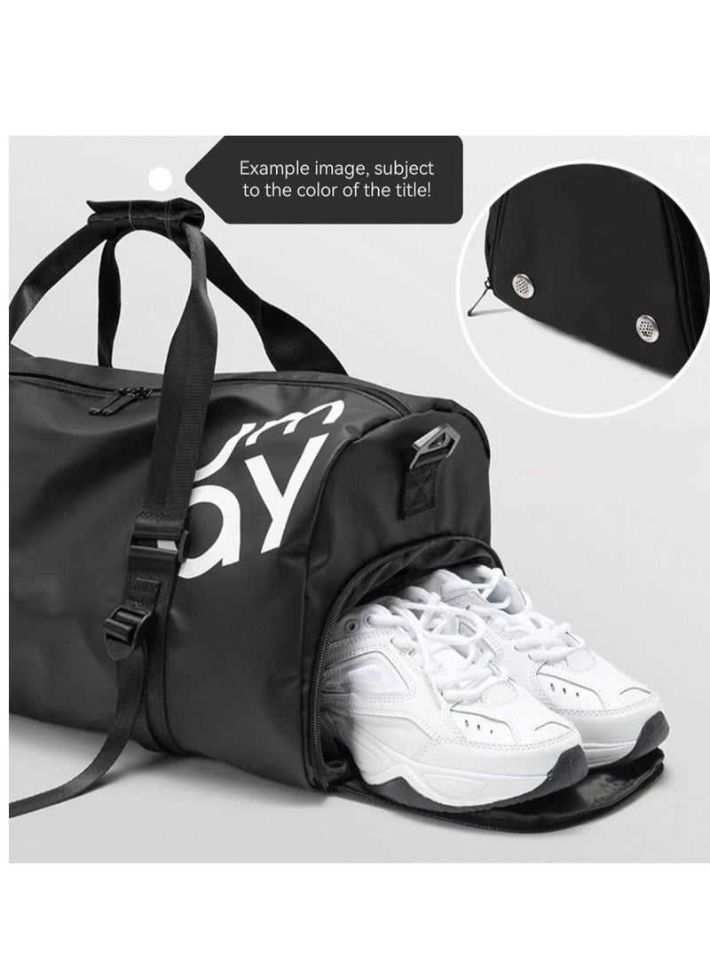 UMAY FASHION Golden fitness bag, travel storage bag, specialized waterproof diagonal travel bag - Image 4