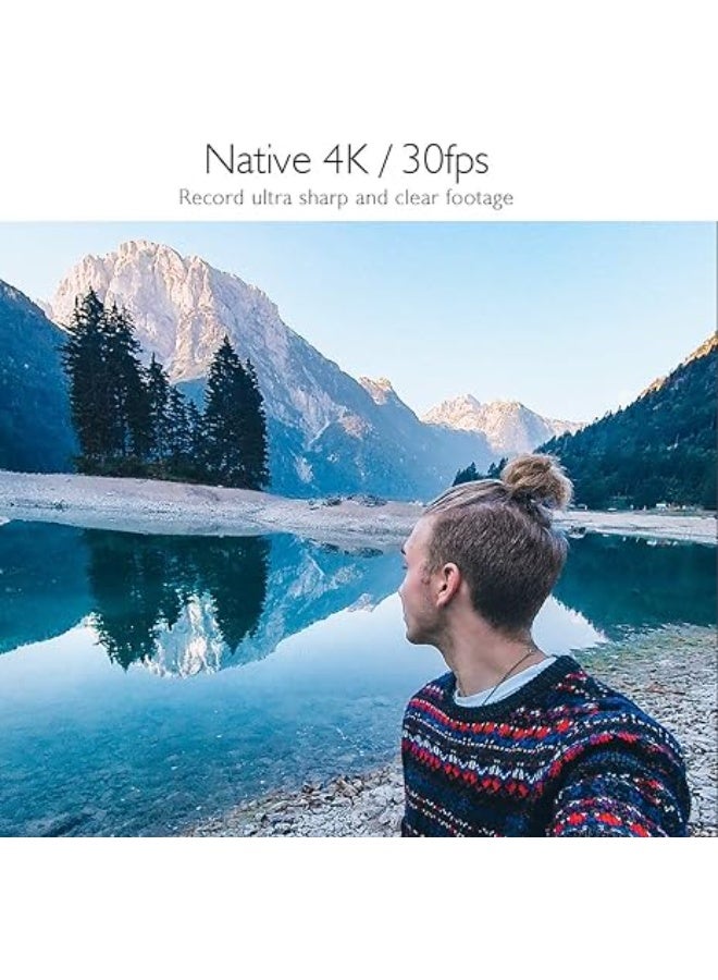 AKASO V50X Native 4K30fps WiFi Action Camera with EIS Touch Screen 4X Zoom 131 feet Waterproof Underwater Camera with Remote Control Support External Mic Sports Camera with Helmet Accessories - Image 2