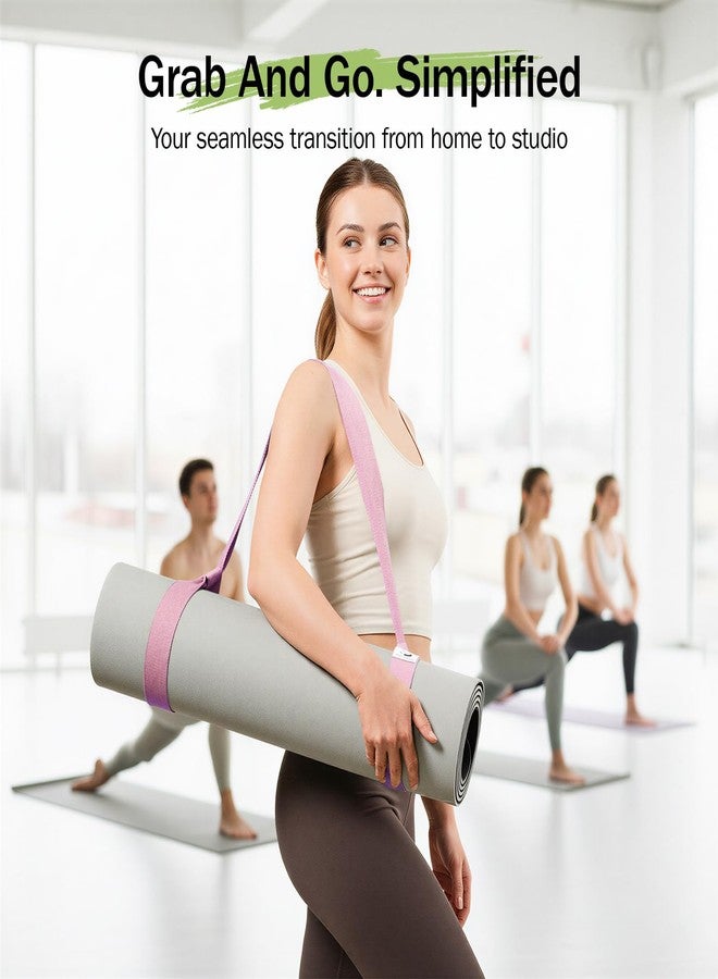 Slim Panda Yoga Mat Straps for Carrying, Adjustable Yoga Mat Carrier Sling Fits All Mats(Mat Not Included) - Image 2