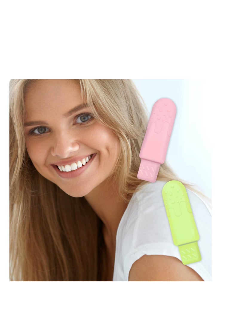 10 PCS Aligners Chewies for Aligner Chompers Chewies , 5 Flavors Aligner Trays Dental Chewies, 5 Colors (White, Brown, Pink, Green, Yellow)
