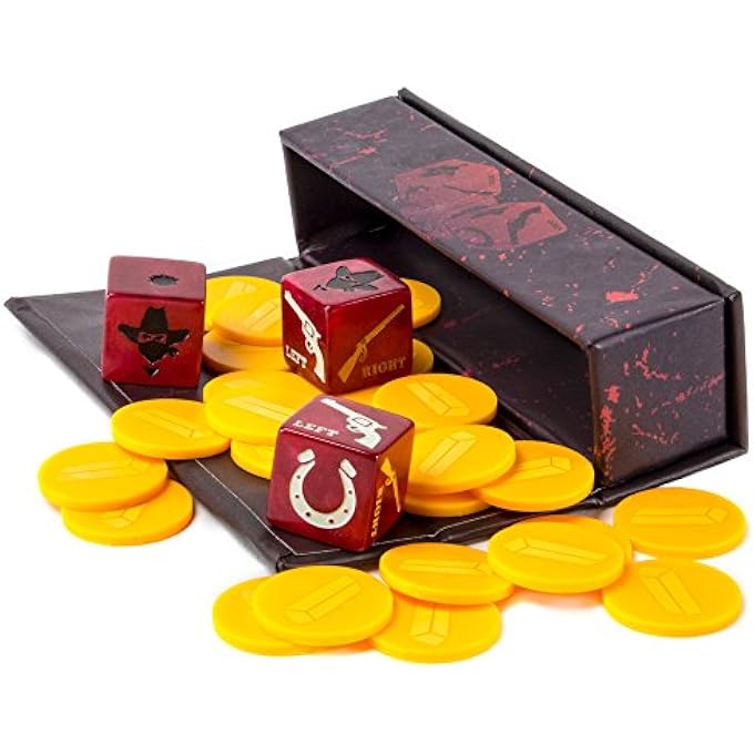 Brybelly Last Chip Standing Devils Luck  Fast Light  Fun Pocket Classic Family Dice Game  Includes 19mm Custom Dice 24 Yellow Mini Chips and Magnetic Carry Case  Travelfriendly Tabletop Board Game - Image 3