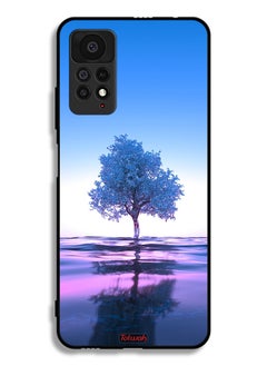 Tolwak Xiaomi Redmi Note 11 Pro 5G Protective Case Cover Tree Neon Body Of Water Reflection Digital Art  - Image 2