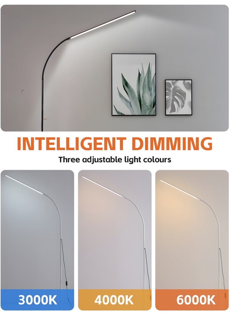 Hihonor Led Floor Lamp, 12 W, 360° Adjustable, Dimmable, Minimalist Design, Widely Used for Bedroom and Living (22*22*107cm) - Image 2