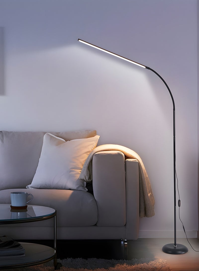 Hihonor Led Floor Lamp, 12 W, 360° Adjustable, Dimmable, Minimalist Design, Widely Used for Bedroom and Living (22*22*107cm) - Image 3