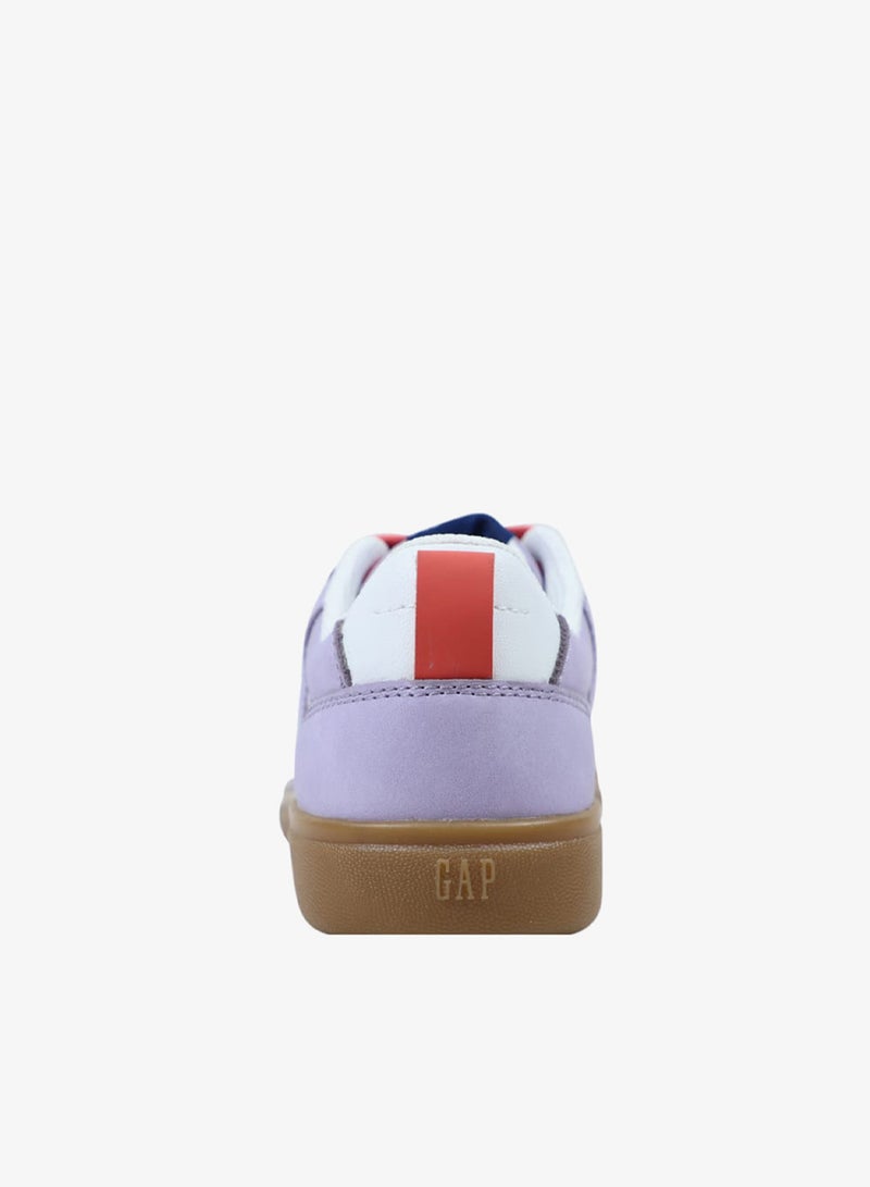 GAP Girls' Logo Detail Sneakers with Lace-Up Closure - SEATTLE III - Image 3