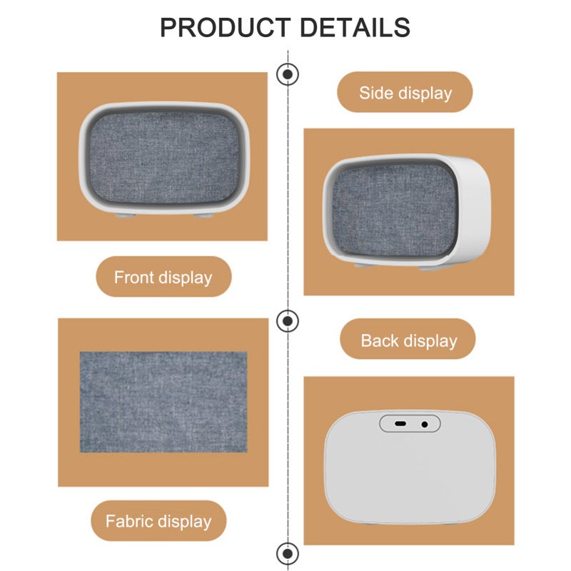 White Noise Sound Machine - Portable Compact Sleep Aid With 8 High Fidelity Sound Effects, 3-gear Timing, Touch Control Night Light, Noise Cancelling for Insomnia Relief, Baby And Loved Ones - Image 4