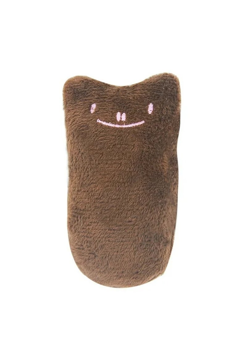 القط مضحك الوجه النعناع البري ألعاب من القطيفة للقطط