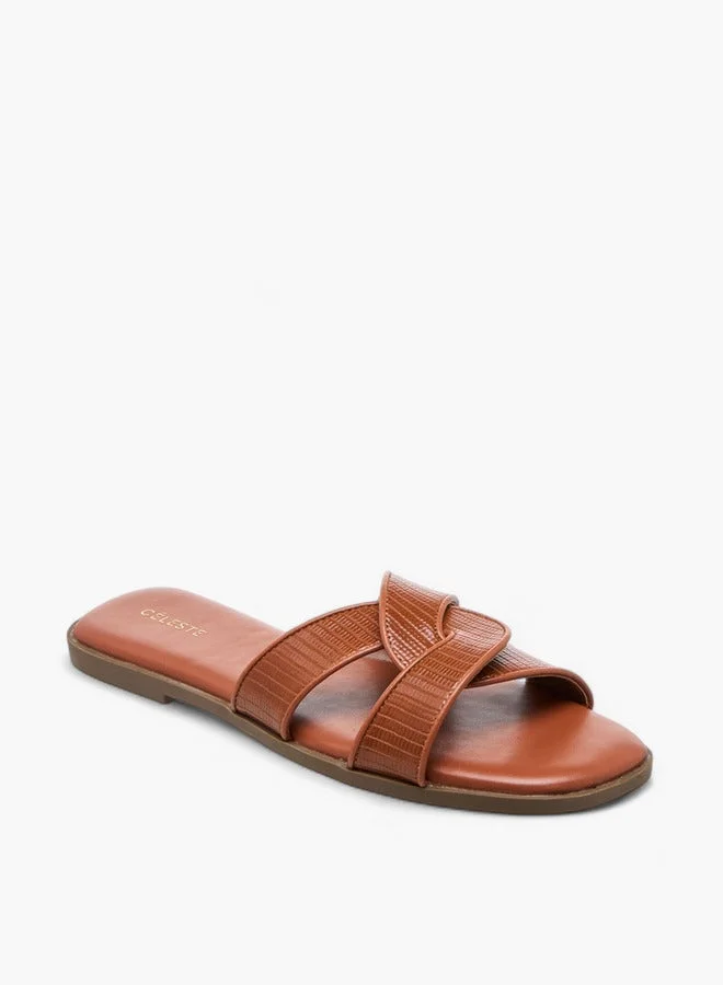 سيليست صنادل نسائية سهلة الارتداء بنقوش - 6692100