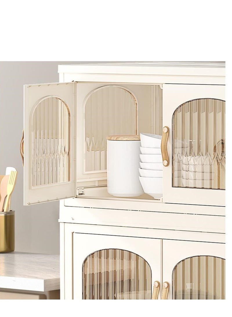 Generic Multifunctional folding storage cabinet, clothes, shoes, hats and bags storage cabinet, cosmetics storage box, coffee, milk, drinks, snacks storage box, 55*32.5*32.7cm, 1 layer  - Image 5