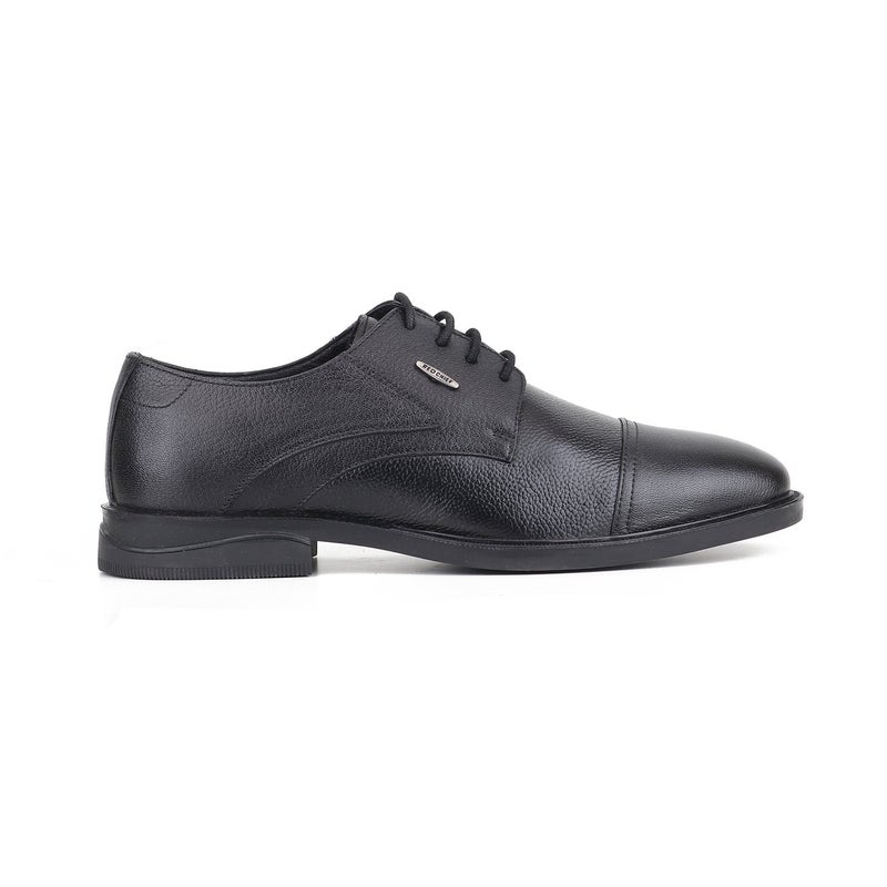 Red Chief Black Formal Derby Shoe For Men |RC4070 - Image 1
