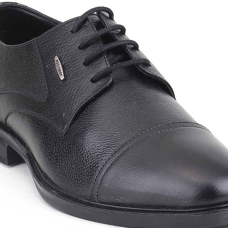 Red Chief Black Formal Derby Shoe For Men |RC4070 - Image 4