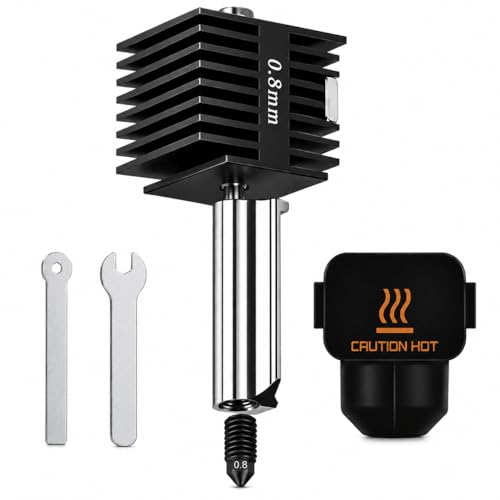 HIKUDIY 0.8mm Hotend Kit for Bambu Lab A1/A1 Mini, 3D Printer Parts Replacement Print Head for Bambu Lab A1/A1 Mini 3D Printer - Image 1