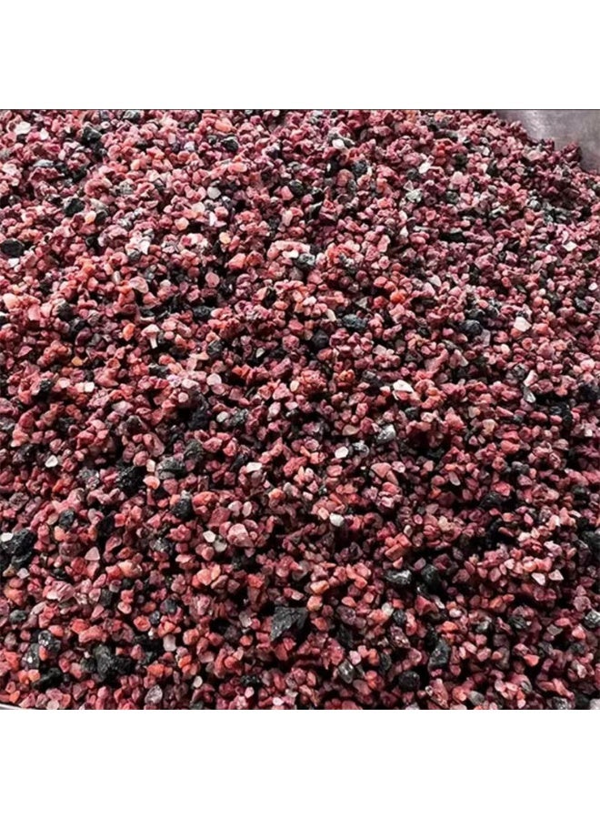 حوض أسماك طبيعي 2.5 كجم من الرمل الأحمر عالي الجودة للمياه العذبة - Image 3