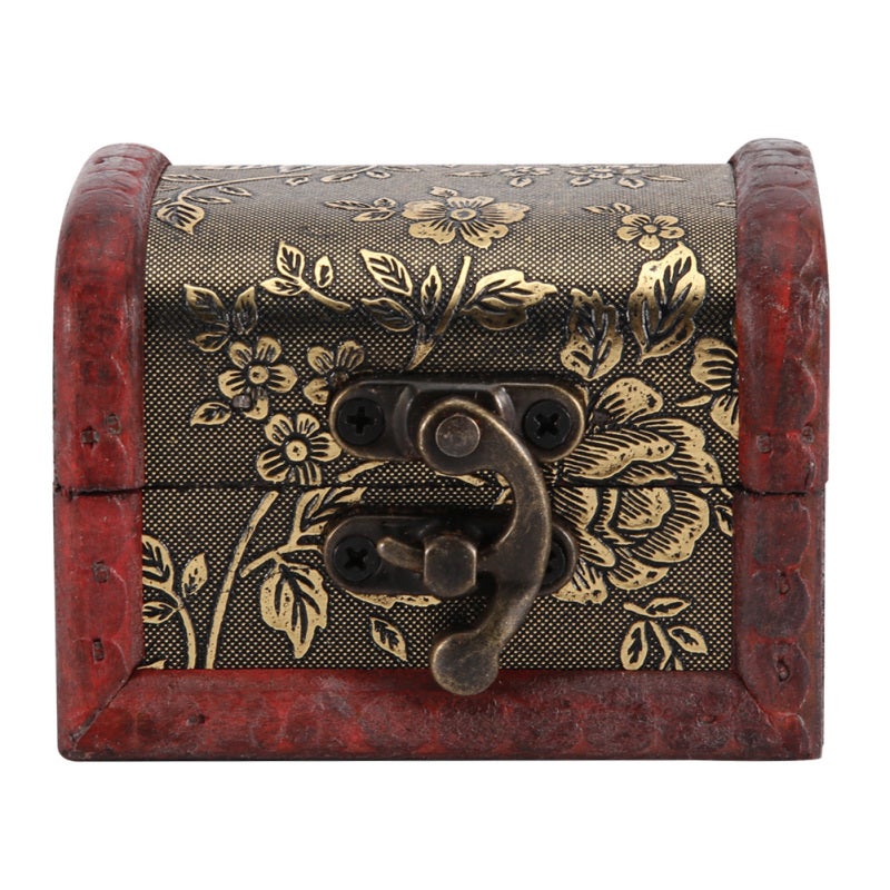 Wooden Display Box - High Quality Vintage Storage Box for Jewelry Candy - Decorative Home Decor Photography Prop - Image 1