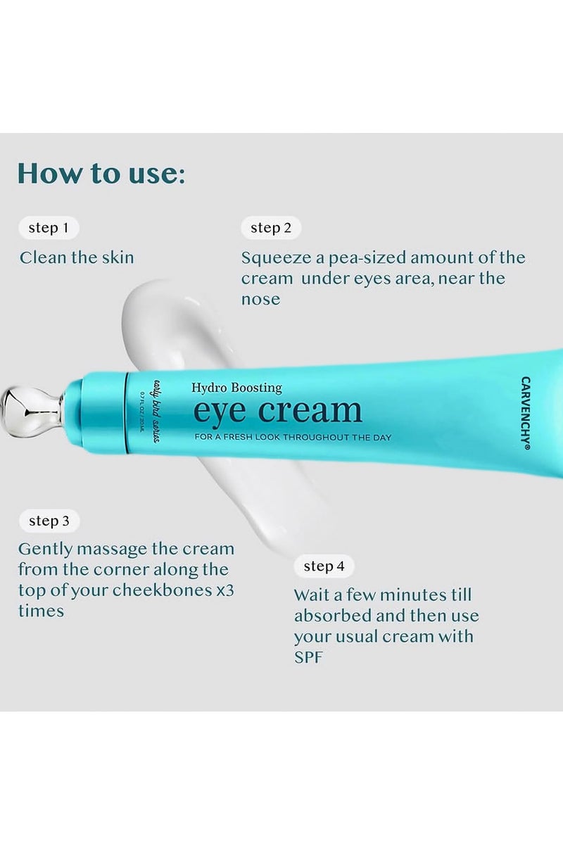CARVENCHY Eye Cream for Dark Circles丨With Caffeine, Peptides, Niacinamide, Organic Oat & Rye丨Eliminates Dark Circles, Puffiness & Wrinkles丨Repairs Skin Barrier, Anti-Aging丨for All Skin Types - Image 5