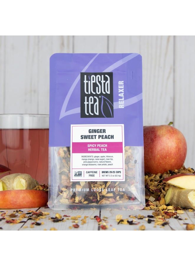 Tiesta Tea (Relaxer - Ginger Sweet Peach, Pouch) - Tiesta Tea, Relaxer Ginger Sweet Peach, 60ml - Image 2