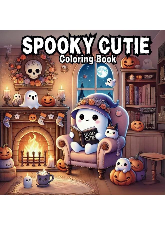 Bluejw Little Spooky New Cartoon Drawing Book Cute Funny Coloring Book Monster Series - Image 1