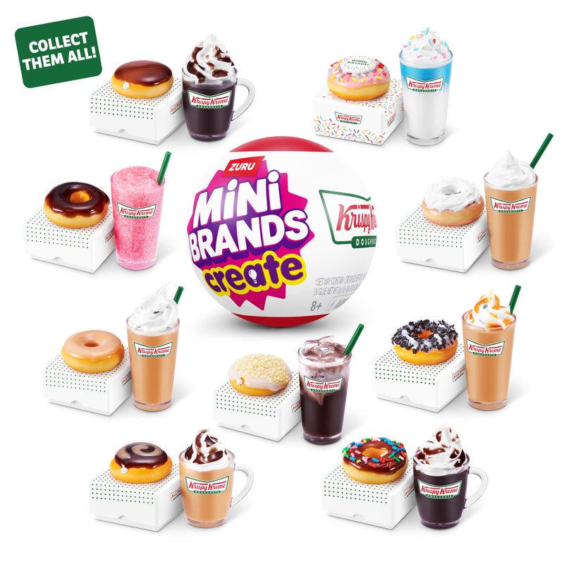 Mini Brands Create Krispy Kreme Create Series 1 Capsule by ZURU - Mini Collectibles Blind Packaging, DIY, Novelty, Resin Play, Mini Replica Food, NOT Edible, Collectors, 8+ - Image 2