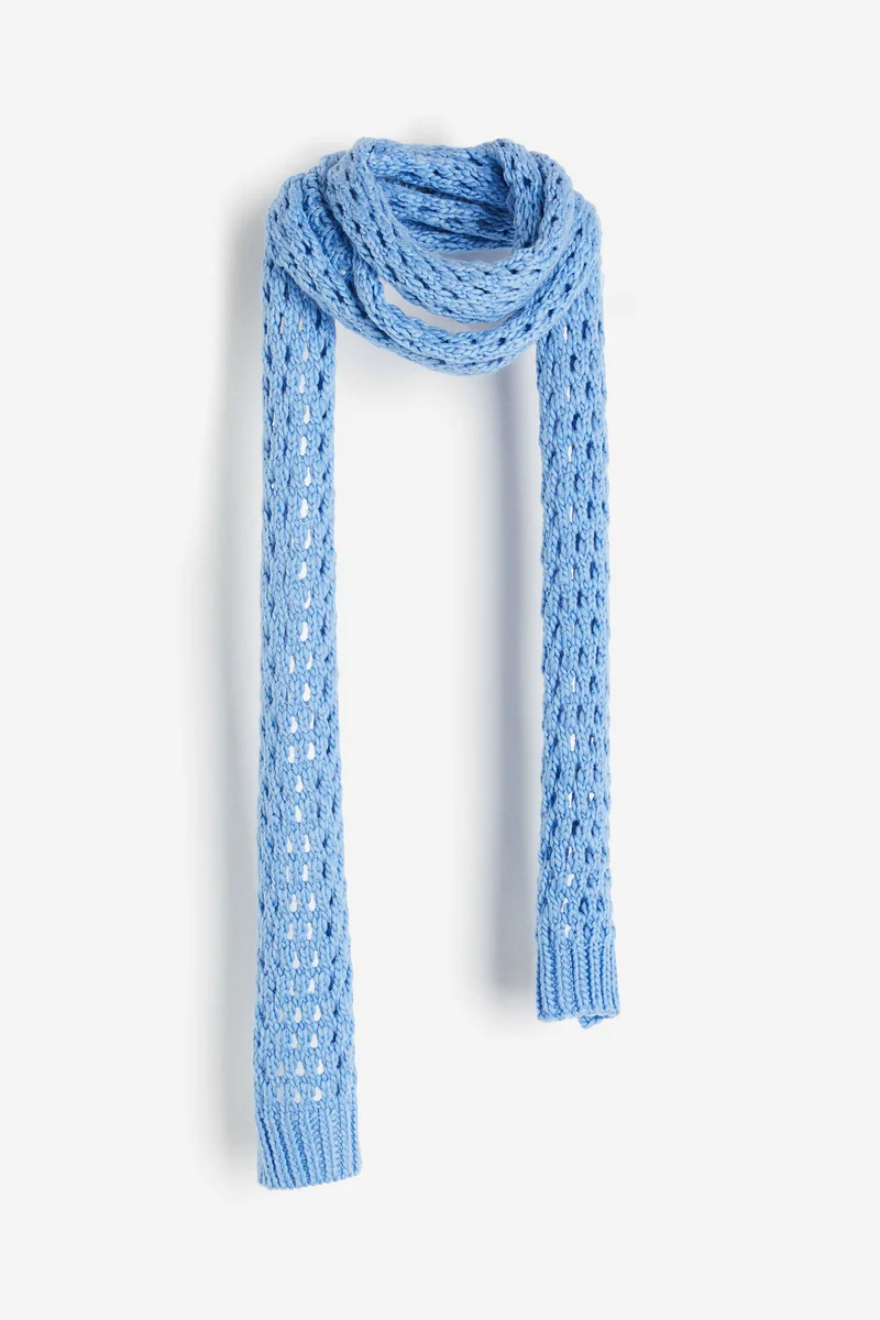 H&M Slim Hole-Knit Scarf