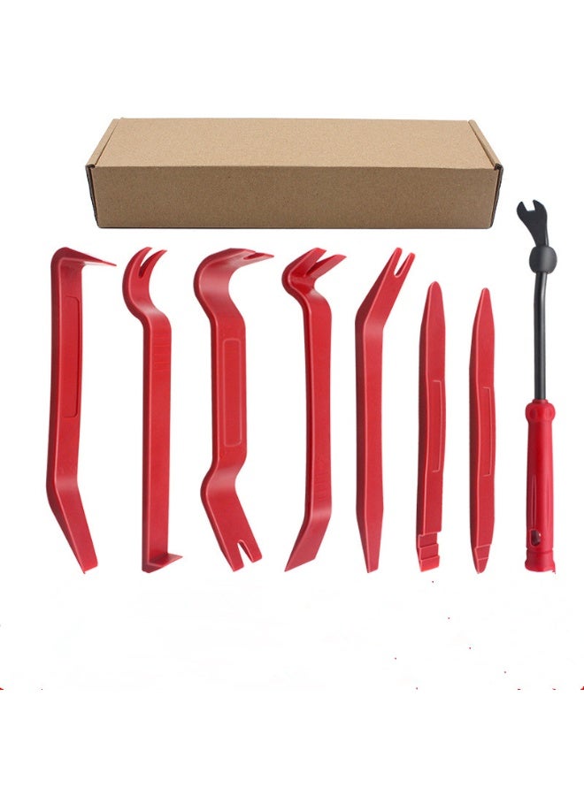 Generic 8pcs Auto Trim Removal Tool Set (No Scratch Plastic Pry Tool Kit) - Auto Trim Tool Kit Car Tools, Easy Door Panel Removal Tool, Fastener Removal, Clip, Molding, Dashboards, Interior Trim Tools  - Image 1