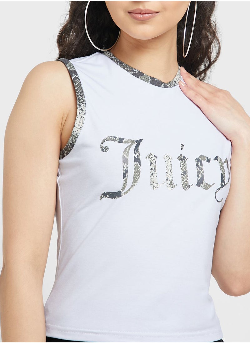 Juicy Couture - Snake Print Tank Top - Image 1