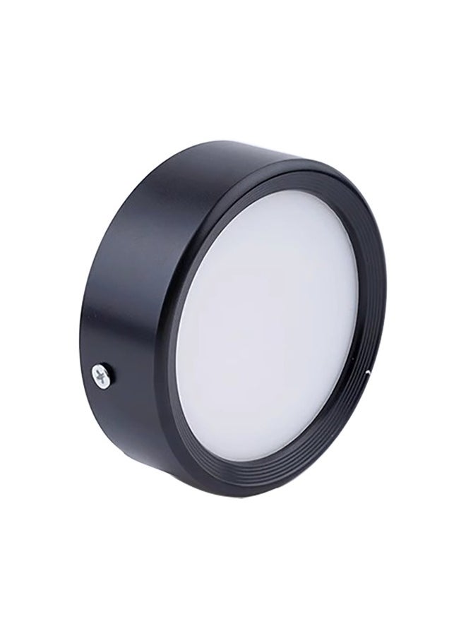 Generic 2 Pack Round LED Surface Ceiling Light 100mm 9W,Cool White Colour (6000 K),Indoor Black Surface Mounted Down lamp For Hallway Patio Living Room Corridor Restaurant Office,Aluminum,Driver Included  - Image 1