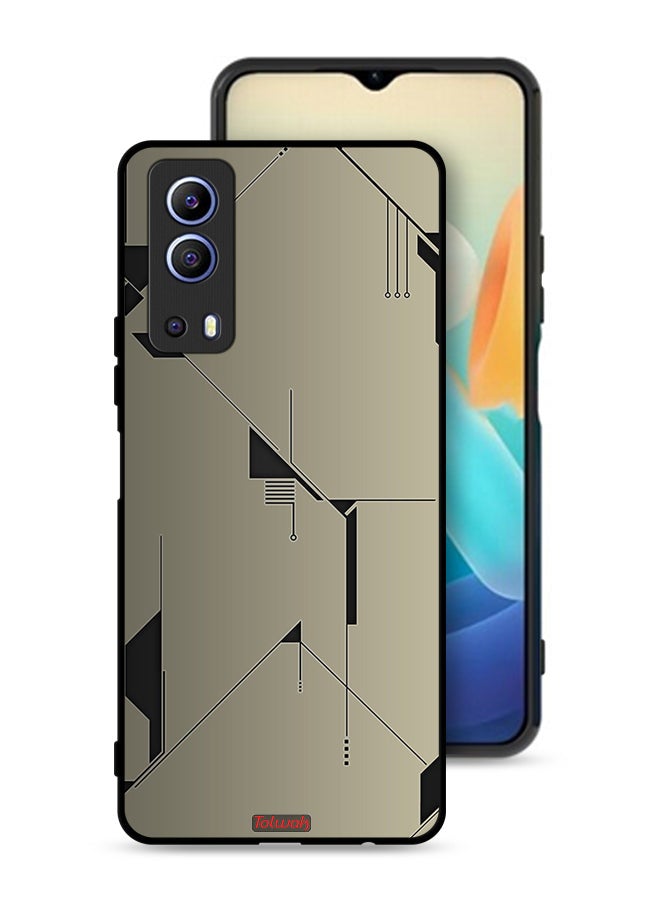 Tolwak Vivo iQOO Z3 5G Protective Case Cover Minimalism Abstract Digital Art - Image 1