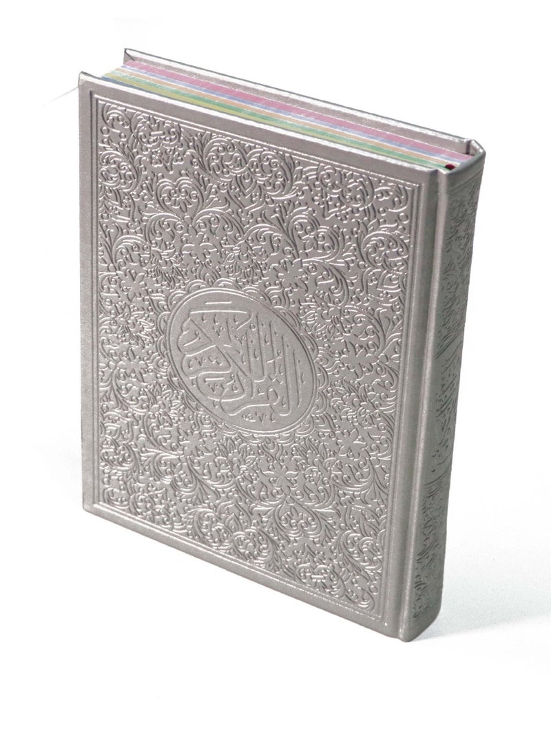 The Holy Qur’an with Ottoman drawing, narrated by Hafs on the authority of Asim, colored paper 14*20 - Image 3
